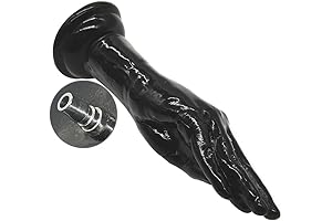 Realistic Hand Dildo With Vac-U-Lock Adapter Black Forearm Dildo