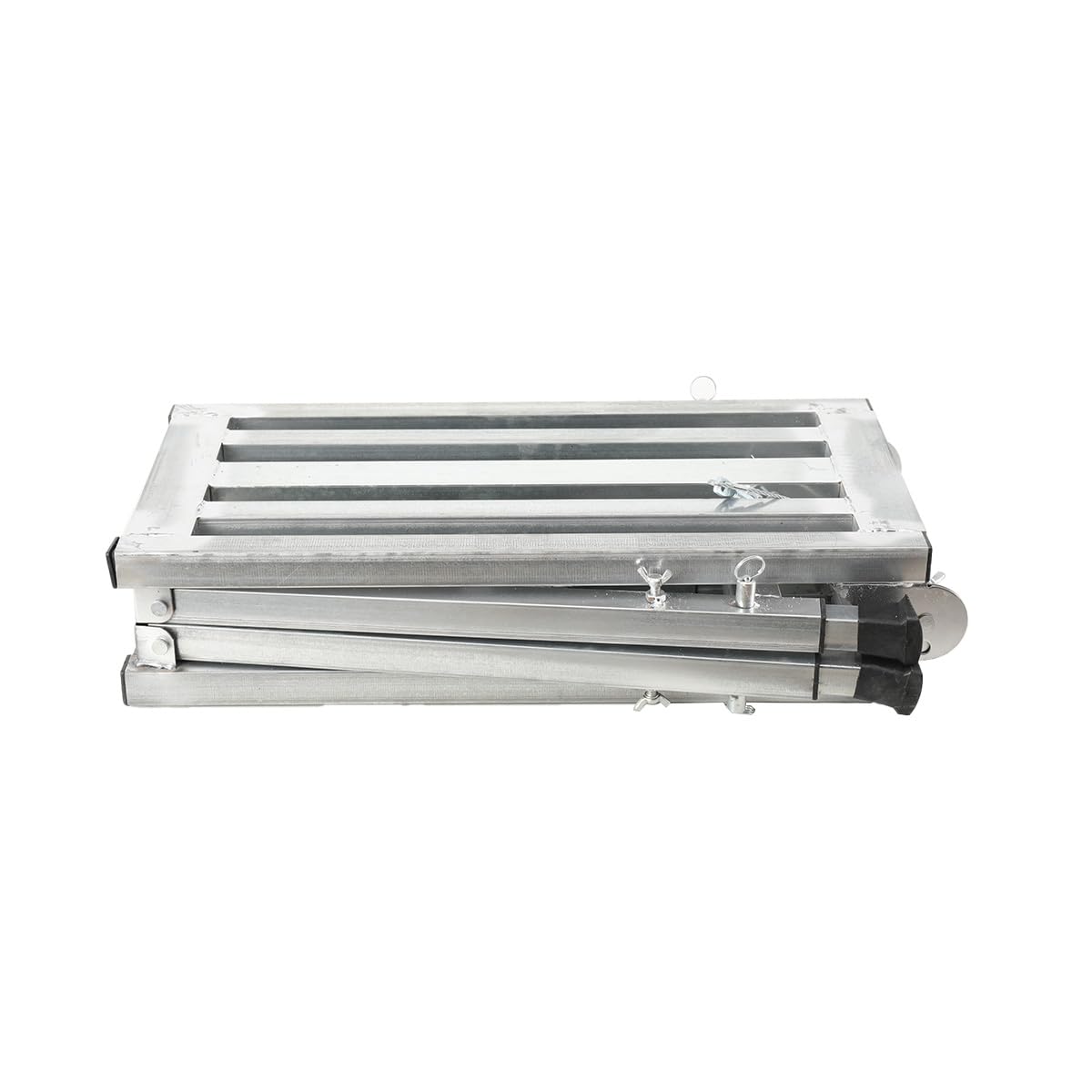 Plataforma de trabajo, escalera de aluminio, altura regulable hasta 200 kg, 60-90 cm, andamio portátil plegable, plataforma de trabajo con plataforma, banco de trabajo, escalera plegable para