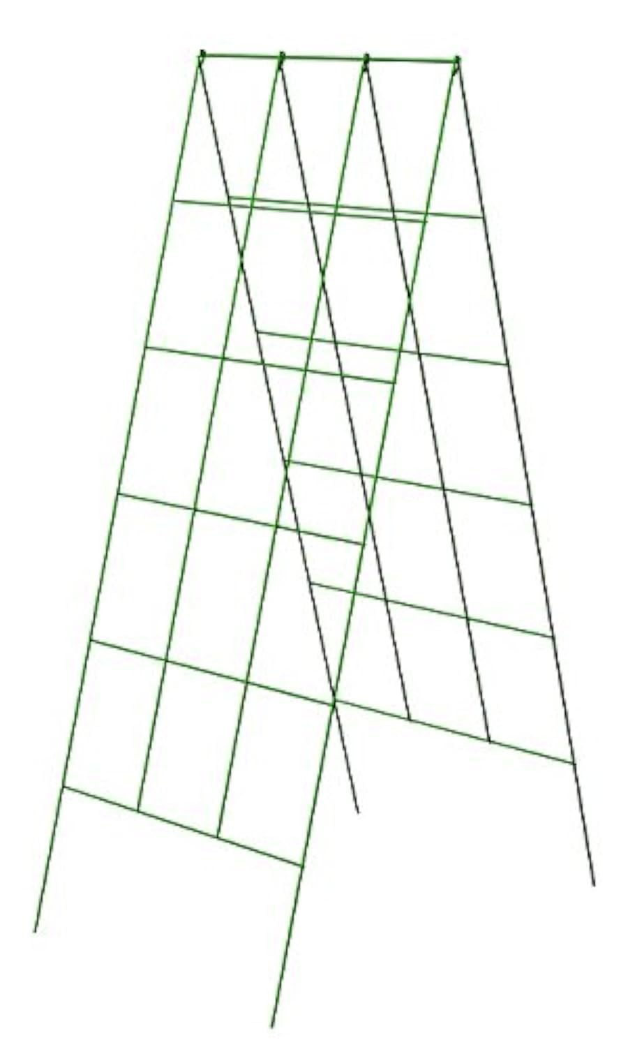 Panacea83712 A-Frame Plant Supports, Green, 48" H, Pack of 10