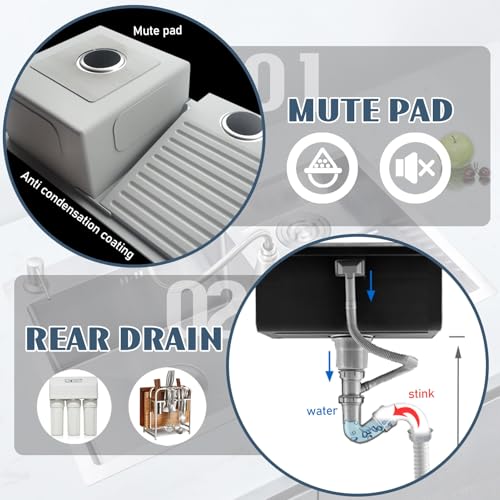 Fregadero de cocina con baúl ideal para optimizar el espacio del balcón 7