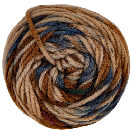 Image of Hobby Lobby Print I Love This Yarn - 4 Medium 100% Acrylic, 252 Yards, Yarn for Crocheting Knitting Blankets, Hats & Accessories, Set of 2, 560 High Sierra Stripe