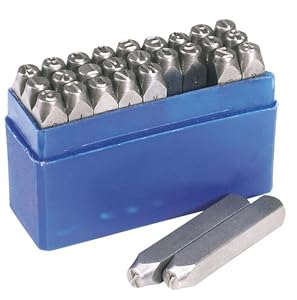 Draper 37335 Buchstabenstempel-Set A-Z 6,3 mm