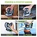 WORKPRO Cordless Random Orbital Sander Brushless 6 Variable Speeds 6000 to 12000 OPM, 20V 5in Electric Orbit Sander for Woodworking with Battery, Charger, Dust Collector, Tool Bag,15 Pcs Sanding Discs