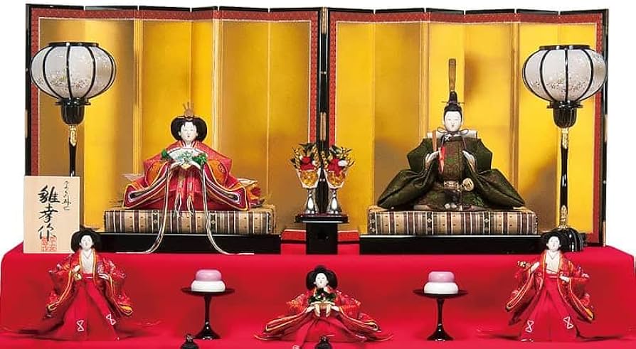 Amazon | 雛人形 平安豊久 ひな人形 七段飾り 十五人飾り 五世 雛幸作