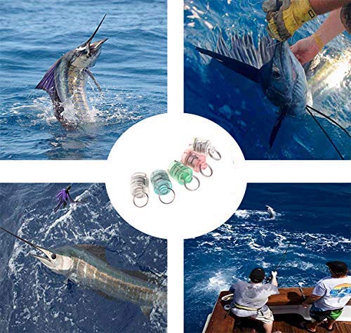 LED 5PACK Deep Drop Underwater Fishing Flashing Light Bait Lure Squid, 500hrs Lifespan, 1000M Deep (Assorted)