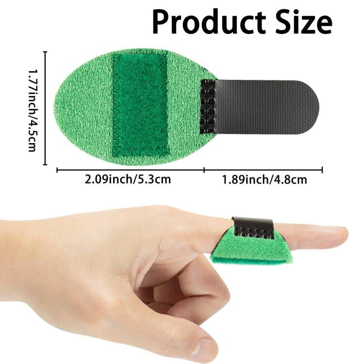 Ponpon 8pcs Finger Splint Adjustable Trigger Finger Splints Finger Brace Index Finger for Broken Finger, Arthritis, Injured Finger