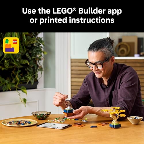 LEGO Botanicals Mini Bonsai Trees Building Set - Artificial Bonsai Tree Building Blocks for Adults, Ages 18+ - DIY Home and Office Decor for Men and Women - Gift for Christmas - 10373 image 6
