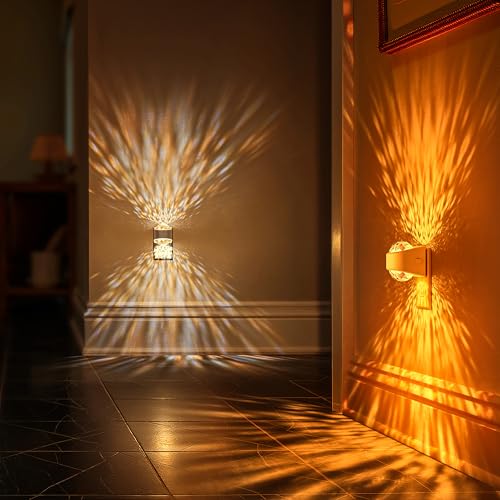 Image of Briignite Night Light Plug into Wall, Color Changing Night Light for Kids, 3CCT Diamond Design Projector Nightlight, Dusk to Dawn Sensor for Nursery Bathroom Bedroom Gaming Room Decor Gift