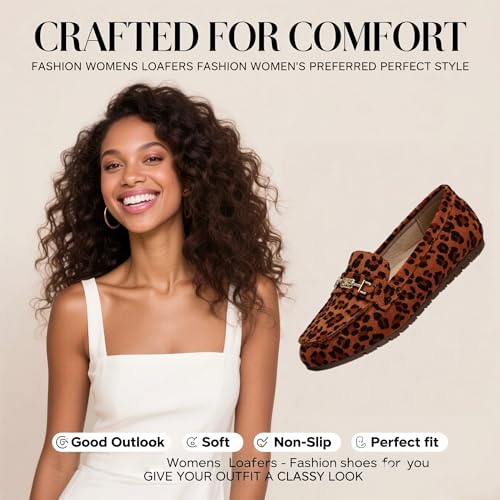 Image of Women's Loafer Shoes Leisure Slip On Work Shoes Comfort Walking Flats