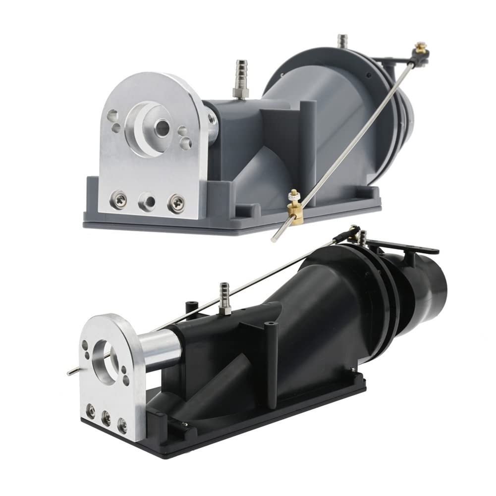 Pompe à jet d'eau 40 mm avec hélice à 3 lames - Moteur Fit 775 - Pour bateau RC Jet - Noir