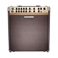 The Fishman Loudbox Performer is Fishman's most powerful acoustic amplifier. It delivers 180 watts of transparent, bi-amplified sound through its state of the art 3-way speaker system. You can connect both guitar and a microphone to this 2-channel am...