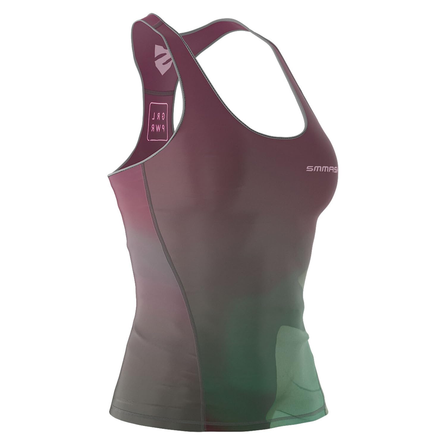 SMMASH Steampunk Sport Top Tank para Mujer, Camiseta de Tirantes Deportivas, Camiseta sin Manga para Fitness, Yoga, Formación, Material Transpirable y Antibacteriano — view 15