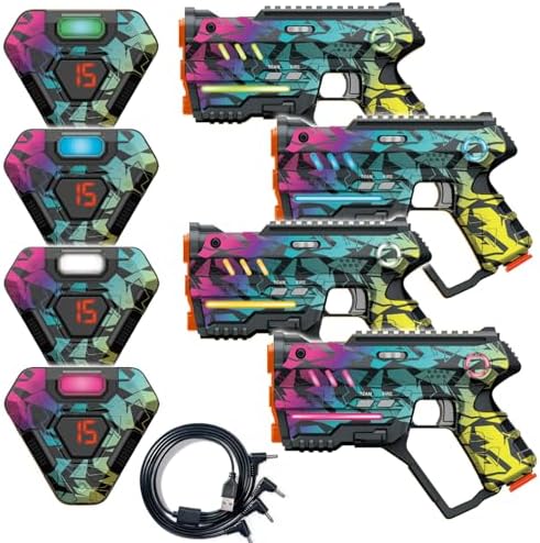 Winyea Tag rechargeable laser tag set in camo finish, 4-pack