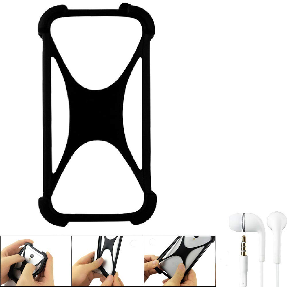 K-S-Trade Protective Case For Xiaomi Redmi Note 11T 5G Mobile Phone Cellphone Bumper + Headset Compatible With Xiaomi Redmi Note 11T 5G Silicone Protective Ring Case Cover TPU Softcase Protector Black