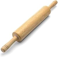 Farberware Classic 18-Inch Wood Rolling Pin - Ergonomic Hardwood Dough Roller for Pizza, Pies, Pastries & Cookies