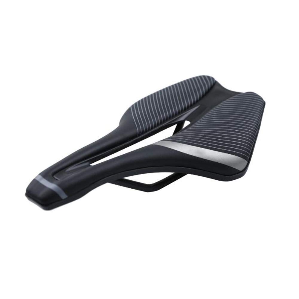 Ammortizzazione della sella della bicicletta Robusto seggiolino per bicicletta universale per MTB Road Bike Sella per mountain bike 245x143mm (nero + grigio)