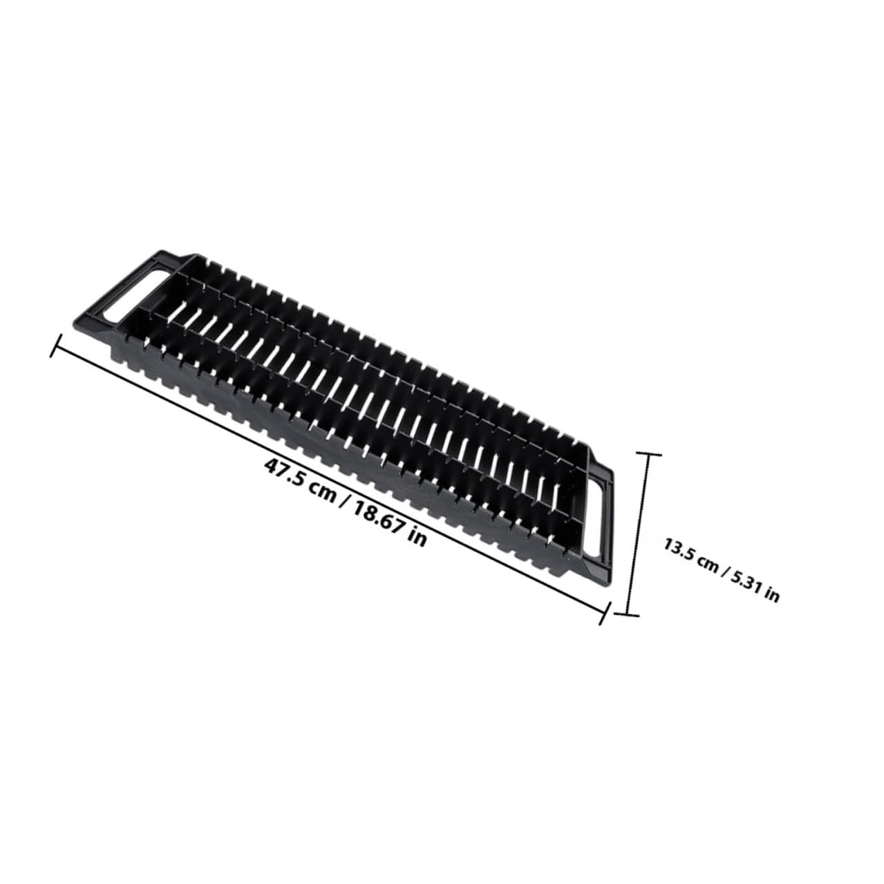 jojofuny Supporto per Circuit Board e PCB 4pz 25 Slot in Plastico Nero Antistatico per Postazioni di Lavoro Elettroniche