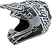 Produktbild Troy Lee Designs SE4 Polyacrylite Factory Motocross Helm Schwarz/Silber M (57/58)