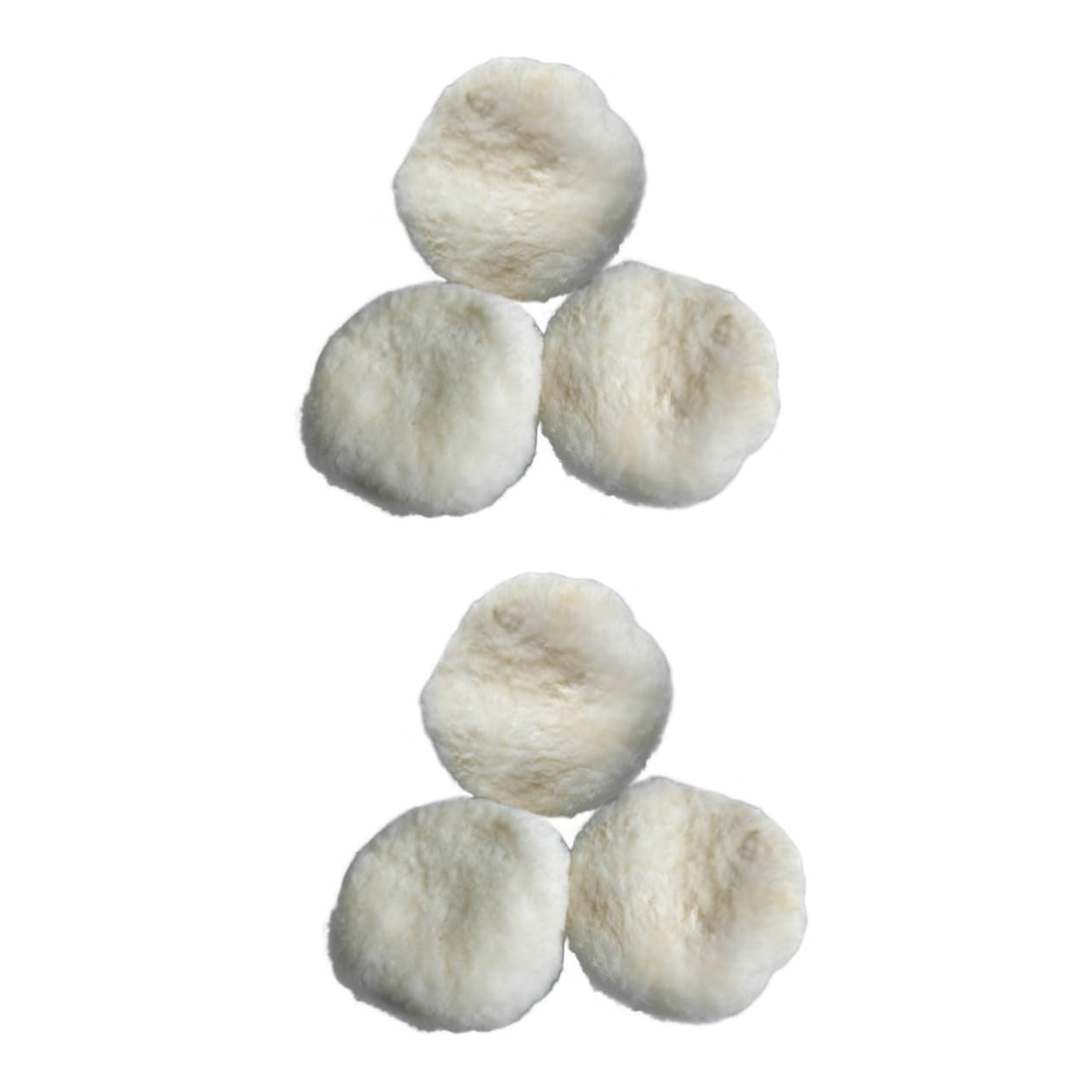 SOLUSTRE 6stücke Teiliges Wollpolierpad Für Effektives Schneiden Und Polieren Hochwertige Buffing Pads Für Langlebig Und Einfach Zu Verwenden