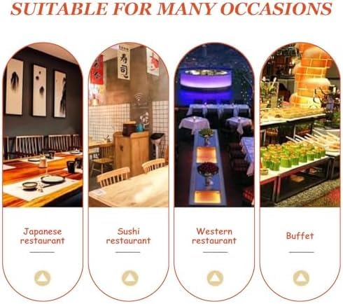 Kit para Hacer Sushi, Cortador de Rollos de Sushi Comercial con Cuchilla extraíble de Acero Inoxidable y Superficie de Trabajo preparación rápida y Sen