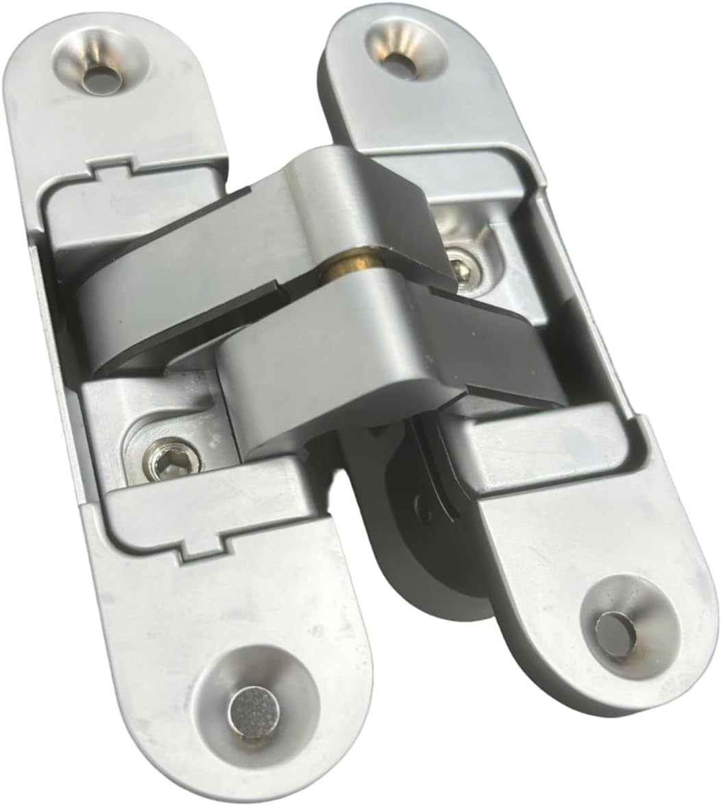 Heavy Duty Zincs Alloy Invisible Muted Door Hinges Adjustable Butt Hinge 180 Degree Swing Concealed Hinge Enduring