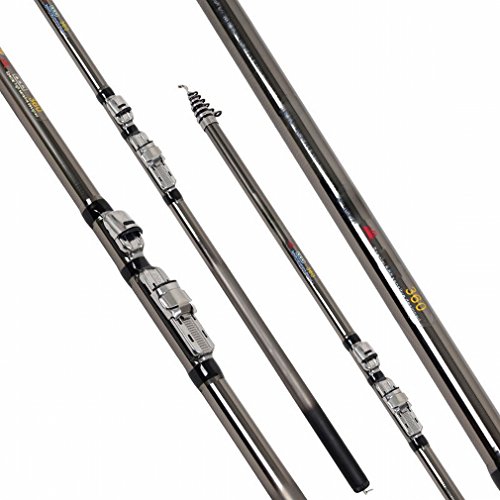 Tiges de poteaux de poissons DH Rockets Carbon 5.4 mètres super durables