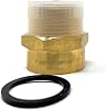 G Thread (British BSPP) Male to NPT Female Adapter - Lead-Free ((1 x 1 (1 Piece)))
