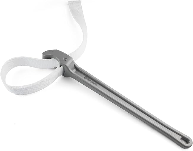 DURATECH Strap Wrench 18" Handle, Adjustable Nylon Strap Pipe Wrenches | Oil Filter Strap Opener Wrench (ASIN B0B6CB8CV6), rank #10 by monthly sales volume for 'Strap Wrench' on Amazon