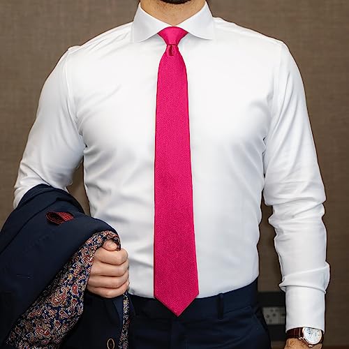 Image of boxed-gifts Umo Lorenzo Mens Zipper Ties Solid Color Pre Tied Polyester Neckties for Men and Women