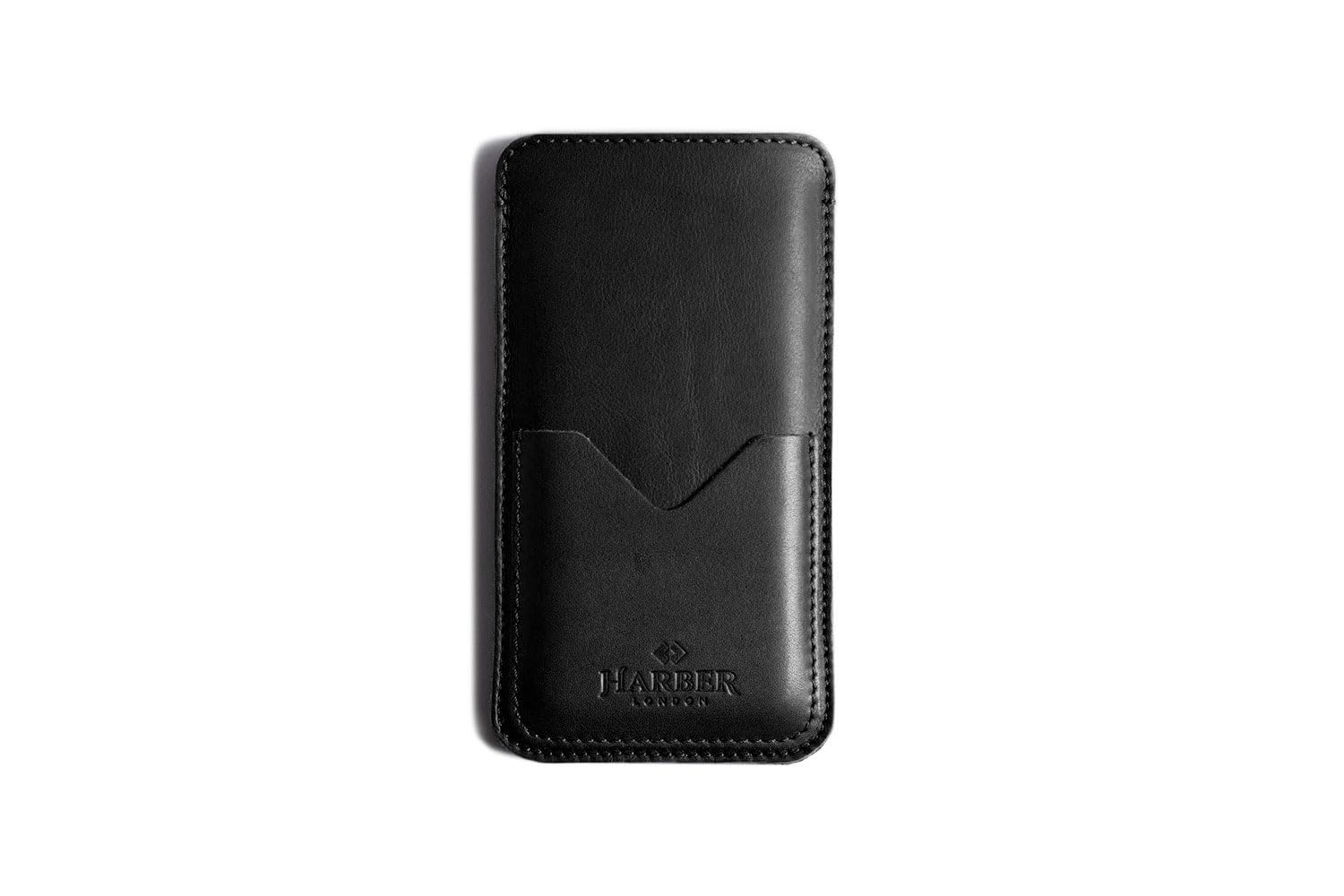 Harber London Cienkie skórzane etui na smartfona (iPhone 11 Pro, czarne)
