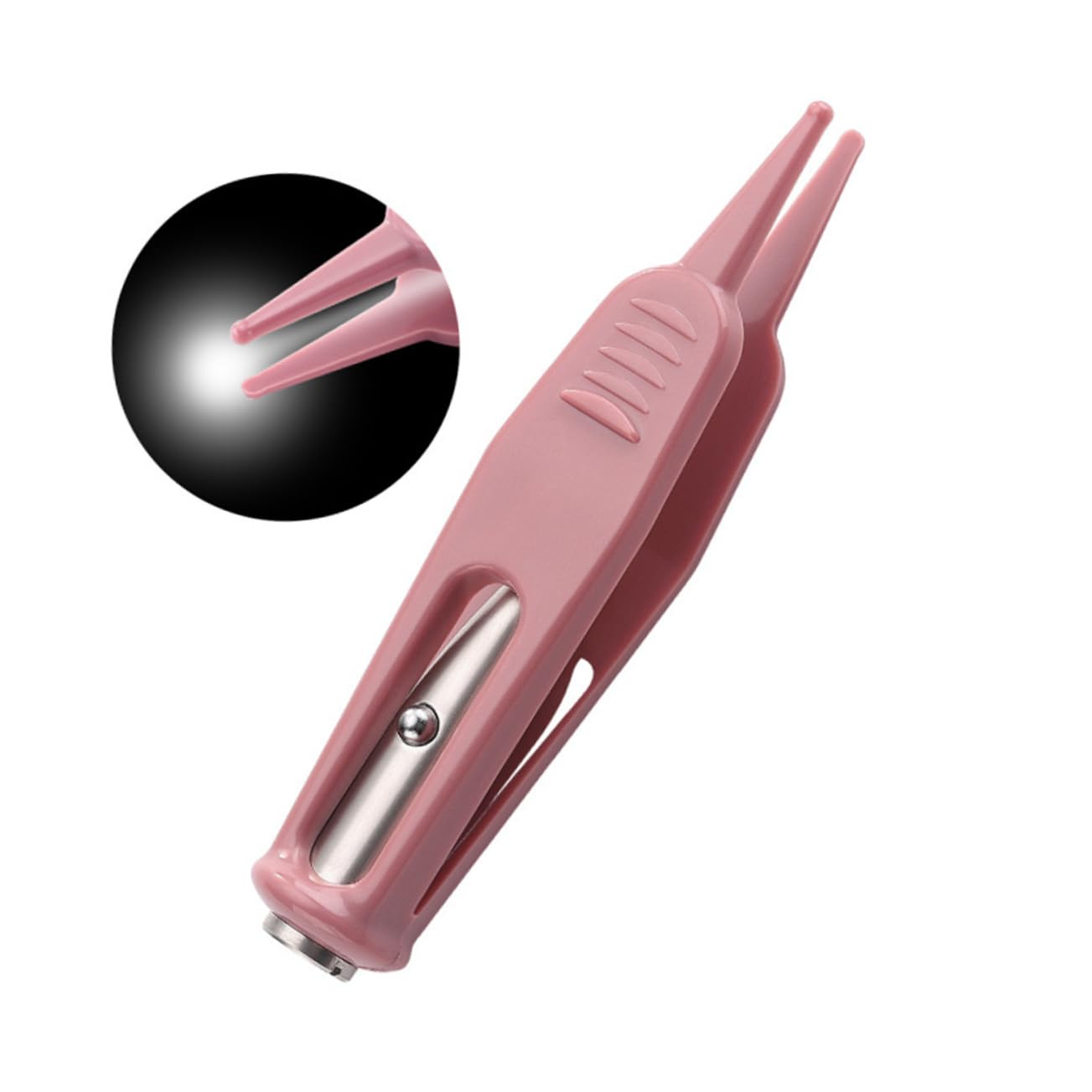 BESTonZON Clip De Nettoyage Du Nez Led 2 PièCes Outil De Soin Des Oreilles BéBé Portable SéCurisé Avec Pointe Ronde PoignéE AntidéRapante Pour Maison Et Voyage