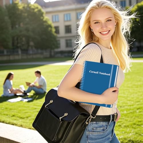 Carnet de notes Cornell A4 à spirale pour une révision efficace