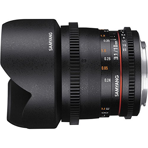 Samyang Cine SYCV10M-E 10 mm T3.1 Cine Weitwinkelobjektiv für Sony E Kameras – Bild 3