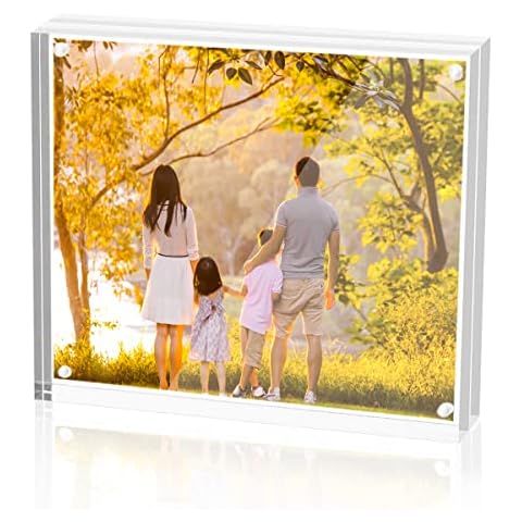 Sezanrpt 4x4 Magnetic Acrylic Picture Frame Cover