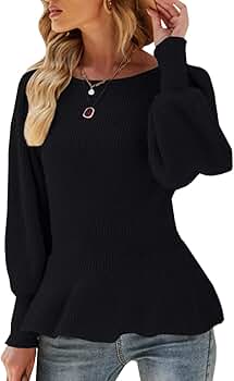 トップス Acka. peplum loose sweat black トップス Acka. peplum loose sweat brown peplum loose sweat