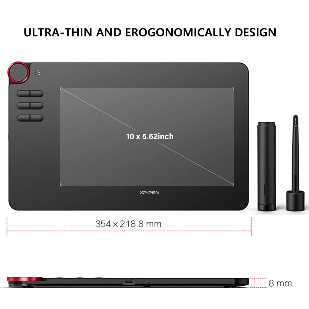 XP-Pen Deco03 ペンタブレット ワイヤレスペンタブ 10インチ Deco 03 Wireless digital painting pad for PC | XP-Pen IE