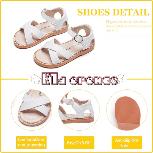 Image of Kiderence Toddler Girls Sandals Little Girls Kids Summer Shoes Toddler Sandals