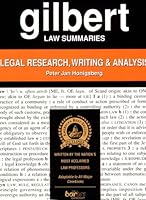 Gilbert Law Summaries: Legal Research, Writing & Analysis 0159004365 Book Cover