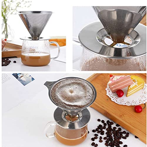 Coador Filtro De Café Aço Inox Sem Uso De Papel (10 Cm)