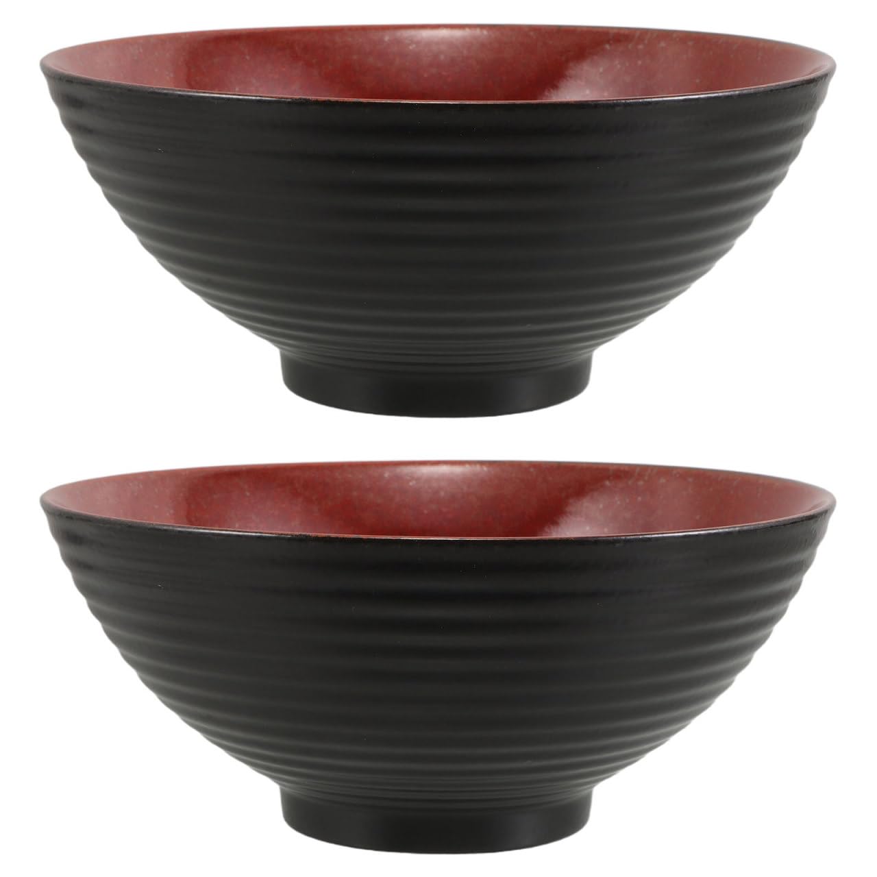 jojofuny 2 Pièces Bol à Ramen en Céramique Solide Couvercle, Design Sophistiqué et Contours Élégants, Maison et Différents Repas