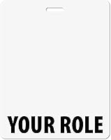 Vista 38 de Insignia personalizada Buddy – en color azul brillante – horizontal de gran tamaño (5 piezas) – Tarjeta de respaldo de doble cara – Duradera