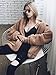 PRETTYGARDEN Women's Fashion Long Sleeve Lapel Zip Up Faux Shearling Shaggy Oversized Coat Jacket with Pockets Warm Winter