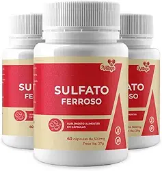 3X Sulfato Ferroso C/60 Capsulas VITTAGE