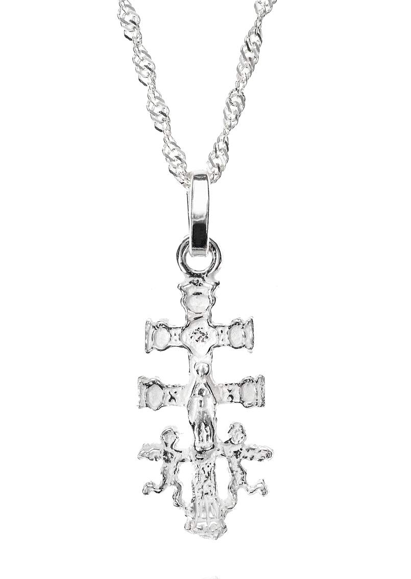 EMPATHY JEWELSCruz Caravaca Plata Bendecida Cruz Caravaca Plata de Ley de 925 mm una Joya con Historia Varios tamaños de 18 a 34 mm