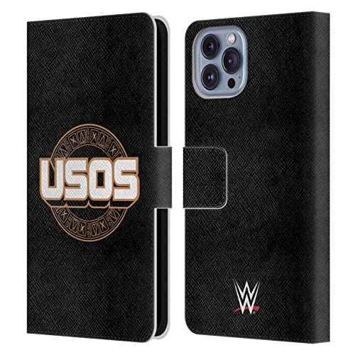Étui WWE The Usos pour iPhone 14 Head Case Designs Housse Portefeuille en Cuir