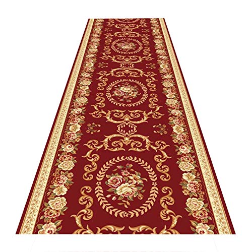Tapis de hall rouge lavable pour éviter les glissades dans la cuisine