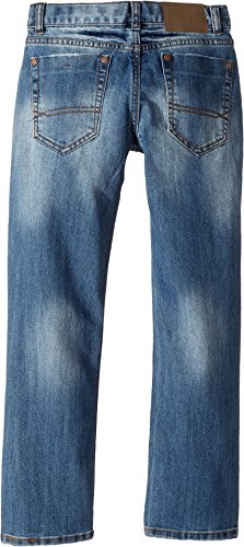 Tommy Hilfiger Boys' 5-Pocket Stretch Slim Straight Leg Denim Jean, Zipper Fly & Button Closure2