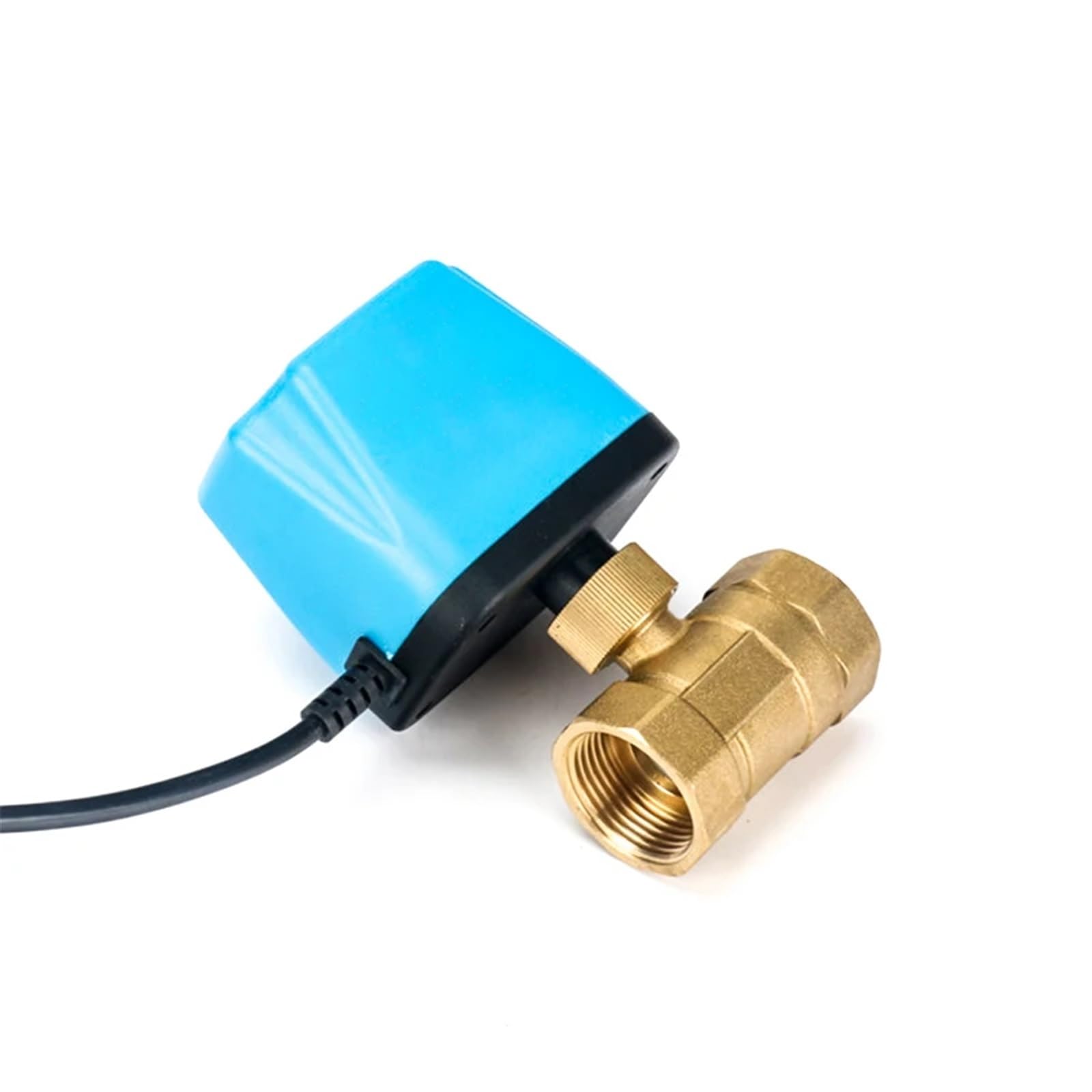 DMBGRXJF 1/2inch Normally Closed/Open Motorized Ball Valve 220V 12V 24V 2-Wire Brass Electric Ball Valve Replace Solenoid Valve 1Pcs(Color:NORMALLY OPEN_24VDC)
