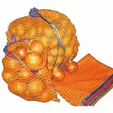 Raschelsäcke Kartoffelsäcke, Kunststoff, Gelb/Gold, 2,5 kg, 28 x 36 cm, 100 Stück