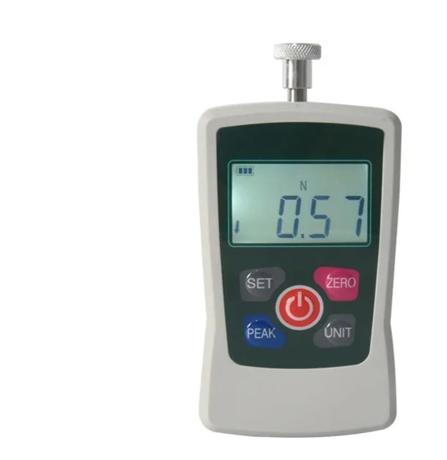 Misuratore di forza ad alta precisione, misuratore di spinta e trazione con display LCD, dinamometro for prove di tensione e compressione Misurazione multi-unità(5N)